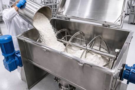 Noida, Creative, What Makes A Horizontal Ribbon Blender Ideal For Large-Scale Powder Mixing?