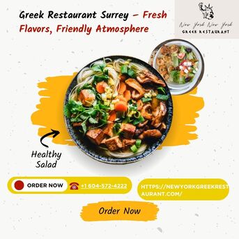 Surrey, Restaurants, Greek Restaurant Surrey &ndash; Fresh Flavors, Friendly Atmosphere