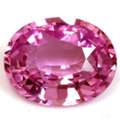 USD 5336,  Get 1.86 Cts. Medium Pink Sapphire Oval Shape Online