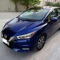 BHD 40000,  Nissan Sunny,  2021,  Automatic,  71000 KM,   1.5 L  Blue New Shape Single User Well Mainatained Urgent Sale