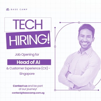 Singapore, Jobs, Hiring Head Of AI & Customer Experience In Singapore - Base Camp Recruitment