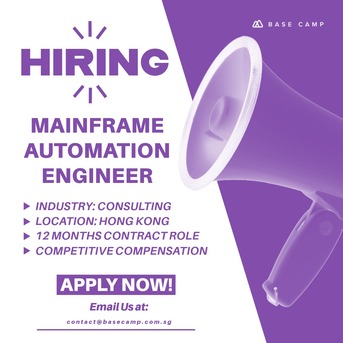 Hong Kong, Jobs, Hiring Mainframe Automation Engineer In Hong Kong - Base Camp Recruitment