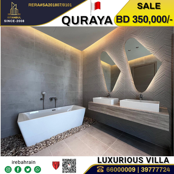 Saar, Real Estate For Sale, BHD 350000,  5 BR,  Luxurious Villa In Saar Central &ndash;Quraya