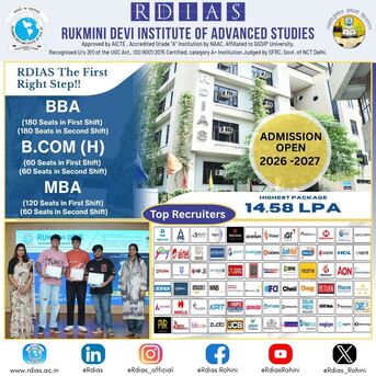 Rohini, Education, Top GGSIPU BBA Colleges In Pitampura & Rohini &ndash; Start Your Career With RDIAS