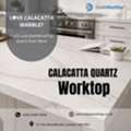 Calacatta Quartz Worktop | +44 020 83685555 | DialAWorkTop