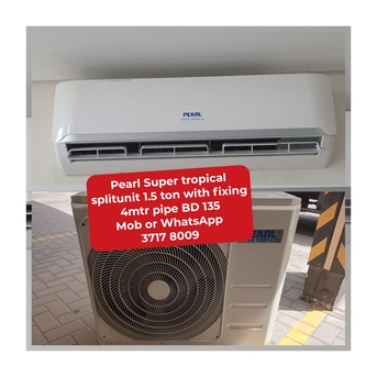 Manama, Air Conditioners, BHD 135,  🌍🌐Pearl Splitunit 1.5 Ton In Good Condition For Sale With Delivery And Fixing
