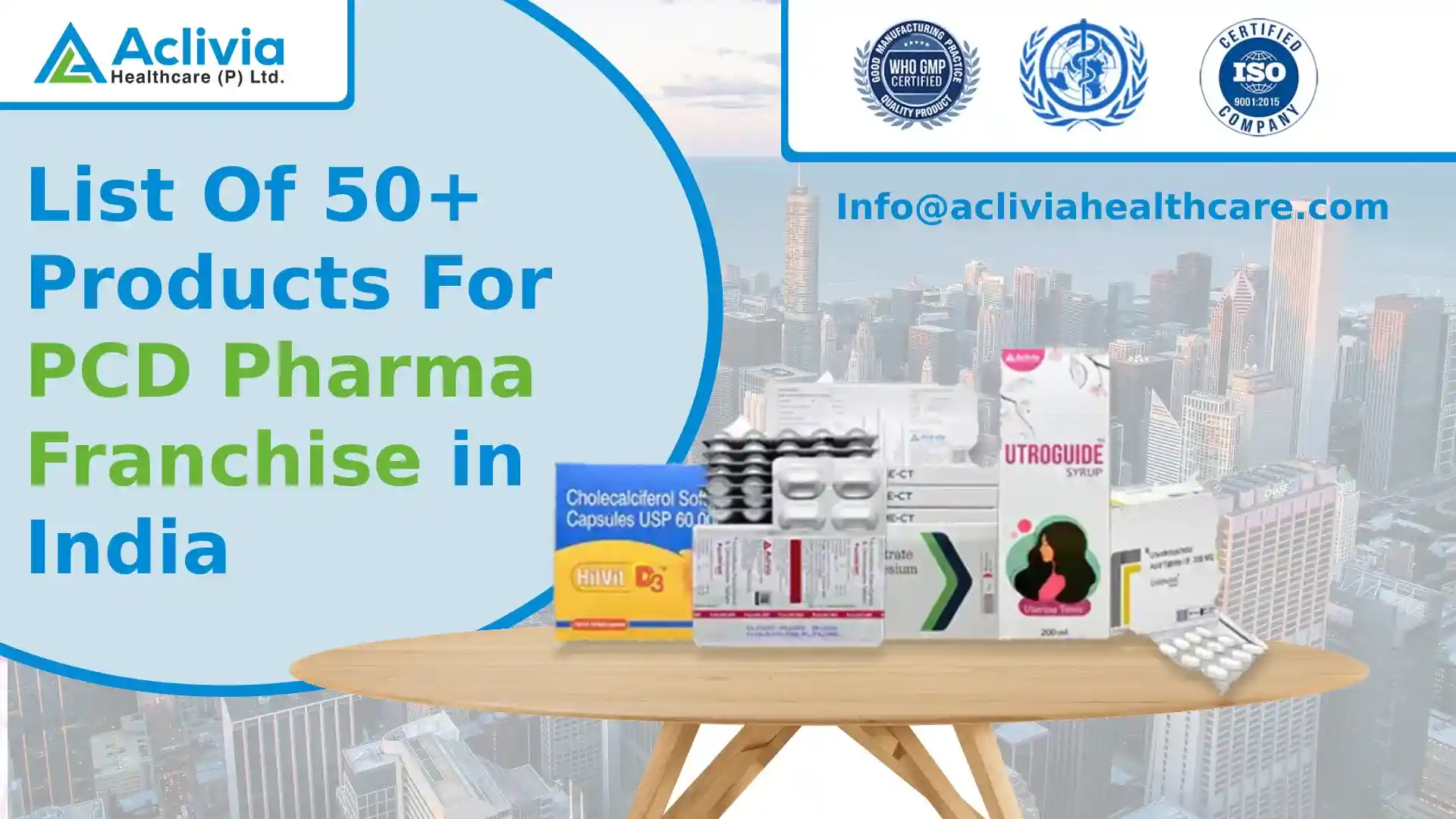 Panchkula, Health, PCD Pharma Franchise Products: Grow With Aclivia Healthcare