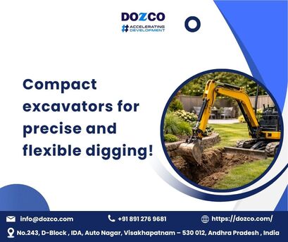Visakhapatnam, Construction, Compact Excavator For Efficient Work In Tight Spaces