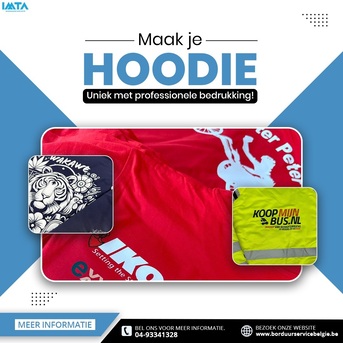 Brussels, Clothing & Accessories, Maak Je Hoodie Uniek Met Professionele Bedrukking !
