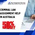 Get 50% Off Criminal Law Assignment Help In Australia By Legal Experts