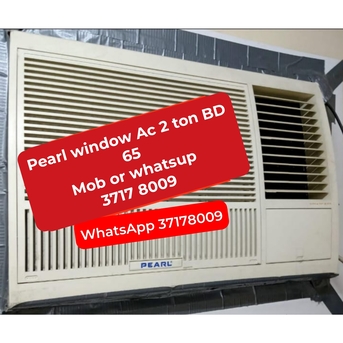 Manama, Air Conditioners, BHD 65,  🌍Pearl Window Ac 2 Ton In Good Condition For Sale With Delivery And Fixing