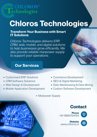 Bangalore, Web Design & Development, Professional Web Design, Digital Marketing & Manpower Supply Services &ndash; Chloros Technologi