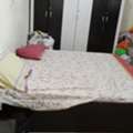 SAR 1000,  Double Bed With Mattress And 3 Door Cupboard For Sale 1000 SAR
