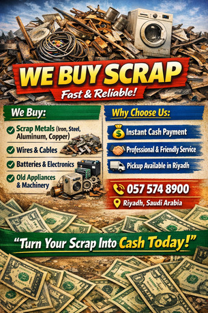 Al Wizarat, Items Wanted, We Are Buying And Purchase All Types Of Scraps Items 0575748900