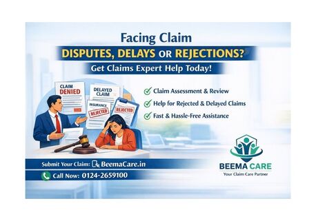 Gurgaon, Financial, Facing Claim Disputes, Delays Or Rejections? Get Claims Expert Help Today