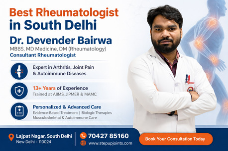 New Delhi, Health, Best Rheumatologist In South Delhi | Dr Devender Bairwa