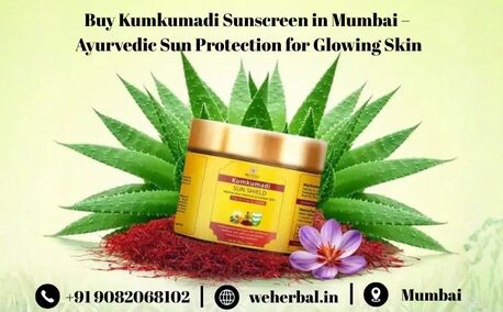Mumbai, Health, Buy Kumkumadi Sunscreen In Mumbai &ndash; Ayurvedic Sun Protection For Glowing Skin