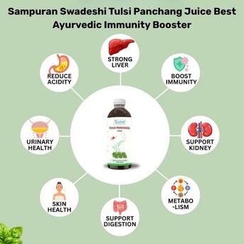 Mumbai, Health & Beauty Items, INR 580,  Sampuran Swadeshi Tulsi Panchang Juice | Best Ayurvedic Immunity Booster