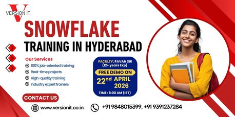 Hyderabad, Education, Snowflake Course In Hyderabad With Free Demo Session