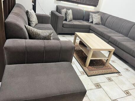 Al Rehab, Furniture, Used Household Furniture For Sale, Bunk Bed, Double Bed With Night Stand, 9 Seater Sofa