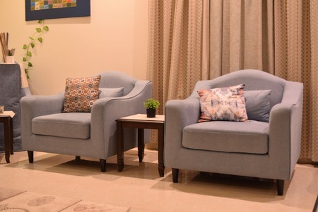Sulai, Furniture, SAR 5700,  7 Seater SOFA Set [1+1+2+3] (HOME Box) ~~~ For SALE !!