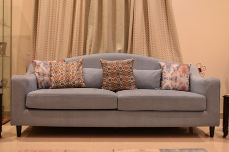 Sulai, Furniture, SAR 5700,  7 Seater SOFA Set [1+1+2+3] (HOME Box) ~~~ For SALE !!
