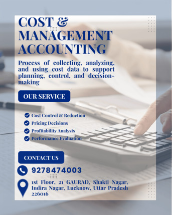 Lucknow, Accounting, Cost And Management Accounting For Better Financial Control