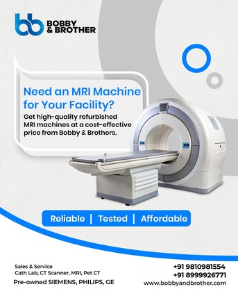 New Delhi, Medical, Refurbished MRI Machines For Hospitals & Clinics