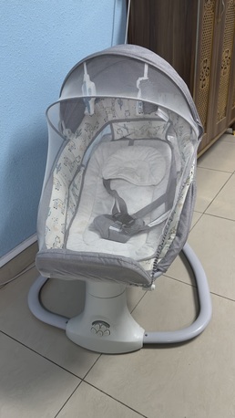 Jubail, Baby & Kid Stuff, SAR 250,  Baby Rocking Chair/swing & Baby Bed. Used Rarely. Just Like New.