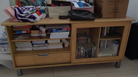 Juffair, Furniture, BHD 50,  Wooden Book Shelve Cum Study Table