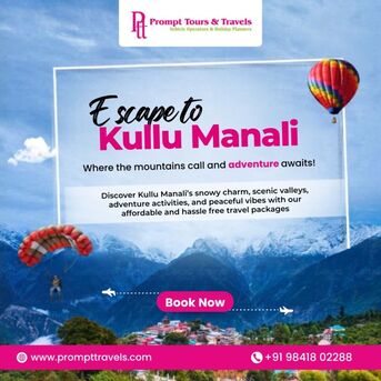 Chennai, Travel, Escape To Kullu Manali | Best Tour Agency In Chennai For Holiday Packages
