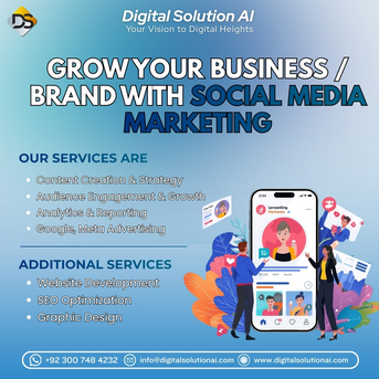 Islamabad, Marketing, Grow Your Brand With Powerful Social Media Marketing
