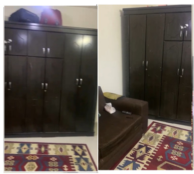 Al Malaz, Bedspace For Rent, SAR 2000/month,  FAMILY FLAT - FURNISHED AVAILABLE FOR 6 MONTHS IN MALAZ-JAREER PANDA