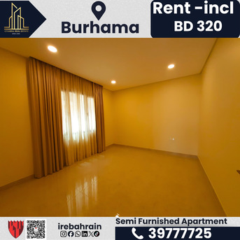 Burhama, Apartments, Flats, Houses & Villas, BHD 320/month,  Furnished,  2 BR,  Flat For Rent In Burhama &ndash; BD 320/- (EWA Included)