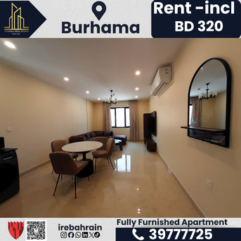 Burhama, Apartments, Flats, Houses & Villas, BHD 320/month,  Furnished,  1 BR,  Flat For Rent In Burhama &ndash; BD 320/- (EWA Included)