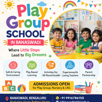 Bangalore, Education, Play Group School In Banaswadi