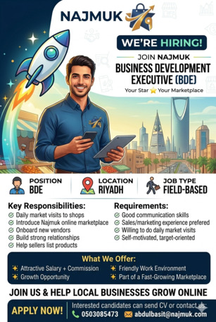 Riyadh, Jobs, Bussiness Development Executive