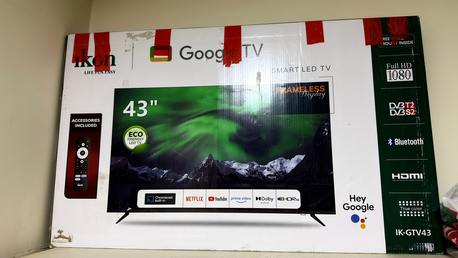 Tabuk City, Electronics, SAR 570,  Ikon Google TV Full HD 43