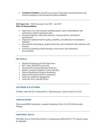 Riyadh, Job Seekers, Structural Engineer