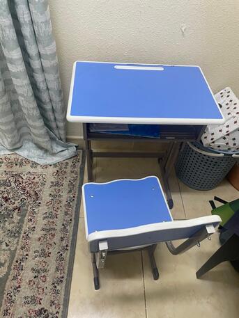 Al Wizarat, Furniture, SAR 450,  Single Iron Bed , Table, Kids Study T&C