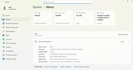 Jeddah, Tablet Computers, SAR 549,  Dell Inspiron 5558 Core I3 Laptop