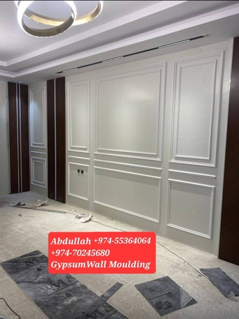 Doha, Labor/Moving, Gypsum Board Decor On Ceiling,Partition,Paint,Wpc Wall Panel,Grc & Wall Moulding Work Etc.