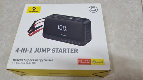 Khobar, Electronics, SAR 250,  Baseus 4 In 1 Car Jump Starter (Car Jump Starter+Air Compressor+Mobile Phone Charger+LED)