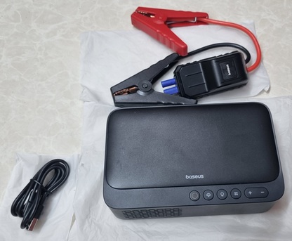 Khobar, Electronics, SAR 250,  Baseus 4 In 1 Car Jump Starter (Car Jump Starter+Air Compressor+Mobile Phone Charger+LED)