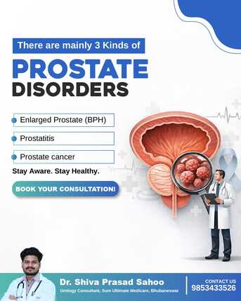 Bhubaneswar, Health, Prostate Disorders Awareness | Best Urologist Specialist In Bhubaneswar | Dr. Shiva Prasad
