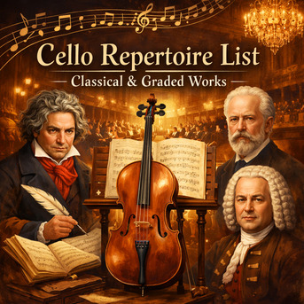 New York, Musical Instruments, Cello Repertoire List | Classical & Graded Works