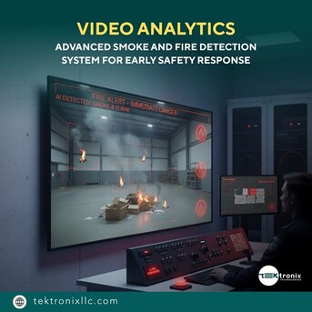 Dubai, Computer, Detect Fire & Smoke Instantly In Bahrain & GCC With Advanced Video Analytics