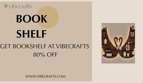 Noida, Furniture, INR 2600,  Bookshelf &ndash; Stylish Storage By Vibecrafts