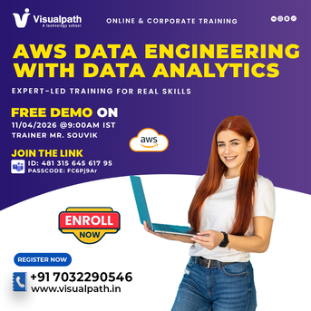 Hyderabad, Education, AWS Data Engineering & Analytics Free Demo Now