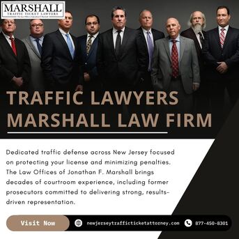 New York, Legal, Trusted Traffic Lawyers Across New Jersey - Marshall Law Firm